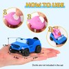 Jeep for Rubber Ducks, 3.5 Inch Jeep Toy Match Most 2 in Rubber Ducks, Jeep Toy for Jeep Dashboard Decorations Accessory Jeep Duck Collection Valentines Birthday Gifts (Blue)