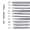 Tattoo Needles and Tips Kit - Autdor 50pcs Disposable Mixed Tattoo Needles + 50pcs Mixed Disposable Tattoo Tips, 5pcs of each 3RL 5RL 7RL 9RL 5RS 7RS 9RS 5M1 7M1 9M1 3RT 5RT 7RT 9RT 5FT 7FT 9FT