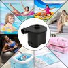3T6B Electric Air Pump for Inflatables, Battery Powered Wireless Air Pump for Mattress with 3 Nozzles, Quick-Fill Blower Inflator/Deflator for Outdoor Camping, Air Mattress, Inflatable Couch, Pool Toy