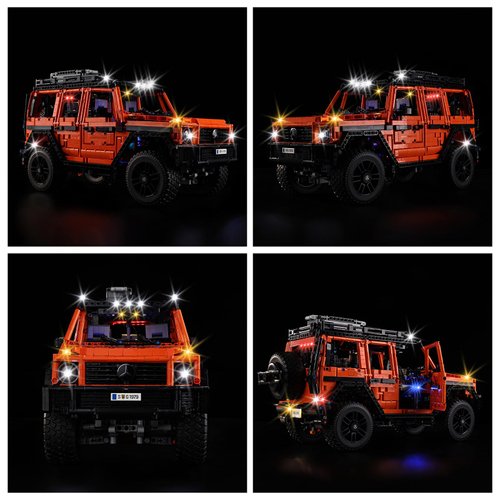 Kyglaring LED Lighting Kit, Compatible with Lego 42177 Technic Mercedes-Benz G 500 Professional Line Car Model (Lego Sets Not Included!)