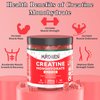 140 Count Creatine Monohydrate Gummies, 5000mg Creatine Monohydrate No Sugar Gummies for Women & Men with L-Taurine, Vitamin B12 for Muscle Strength, Muscle Recovery, Glute Builder, Energy Boost