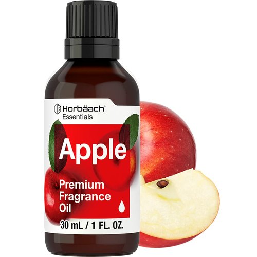 Horbaach Apple Fragrance Oil | 1 Fl Oz (30ml) | Premium Grade | for Diffusers, Candle and Soap Making, DIY Projects & More