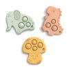 Cozinester Sensory Toys, Baby Toys 6-12 Months - Animal Shaped, BPA Free Soft and Textured Silicone Teether, Newborn Essentials Must Haves, Baby Essentials, Toddler Toys For Teething Relief (Set of 3)