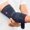 Medi Epicomed Elbow Support w/Accu Pressure Silicone Insert Silver IV K400214