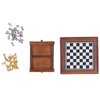 Miniature Chess Set, Gift Dollhouse Furniture Mini Collection Decoration for Home