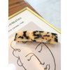 Formery 4PCS Acrylic Hair Claw Clips Leopard Fancy Hair Clips Nonslip Thick Hair Barrette Jaw Clamp Curly Hair Accessories for Women