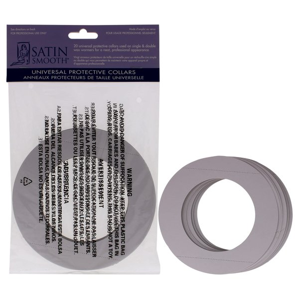 Satin Smooth Universal Protective Collars for Wax Warmer, 20 Count