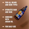 King C. Gillette Beard Oil for Men - Argan, Jojoba, Avocado, Macadamia Seed and Almond Oils - Moisturize and Soften Beard
