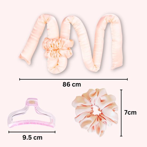 Heatless Hair Curler for Overnight Curls, No Heat Hair Curlers to Sleep In, Heatless Curling Rod for Soft Curls, Heatless Curls, Hair Curler No Heat, Easy Overnight Hair Curler for All Hair Types