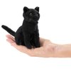Folkmanis Mini Black Cat Finger Puppet
