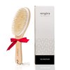 Exfoliating Body Scrubber: Dual-Use for Wet/Dry Exfoliation, Lymphatic Drainage & Cellulite Smoothing - Natural Boar Bristle Dry Brushing Body Brush, Ergonomic Handle, Easy to Clean by Rengöra