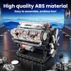 Mould King 10088 V8 Engine Model Kit Build Your Own STEM Mini V8 Model Engine Building Blocks Sets That Works for Adults & Kids Age 14+, 535Pcs