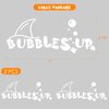 Aolamegs 7" Bubbles Up Car Decal - 2 Pack Vinyl Windows Stickers, Weatherproof Transfer Decals for Laptop/Car/Truck/Window/Bumper