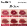 COLORKEY Soft Matte Water Lip Tint, Matte Finishs, Long-Lasting, Moist Fit Without Stickiness, Moisturized, Waterproof, Liquid Lipstick, Nude lip color (O302 Balsam Jasmine)