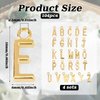 KALIONE 104 Pieces A-Z Alphabet Letter Charms, Gold Jewelry Charms for Making Jewelry, Alloy Spacer Beads, Metal Letter Pendant Charms for Bracelets Necklace Earring Jewelry DIY Crafts Making Supplies