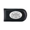 NCAA Mississippi State Bulldogs Zep-Pro Leather Magnet Concho Money Clip, Black