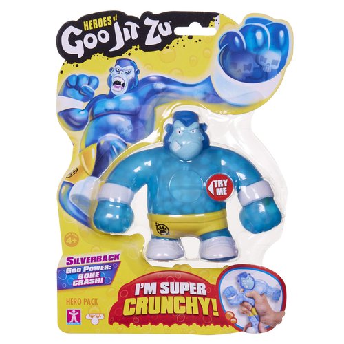 Heroes of Goo Jit Zu - Crunchy Gorilla Action Figure, Silverback