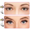EYEBERLY Individual Lashes, 280pcs 30+40D Wispy Lash Clusters, C Curl Lash Extension, Natural Looking DIY Faux Mink Cluster Eyelash Extensions at Home (30D+40D-0.07C-9-18mm)