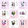 Tisaindor 100PCS Panda Stickers,Water Bottle Stickers,Cute Stickers, Stickers for Kids, Stickers for Kids Classroom,for Luggage, Teaching Rewards，Skateboard，Laptop Sticker (Pandas)