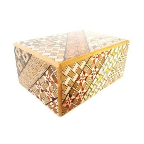 Yosegi Puzzle Box 4 sun 4 steps