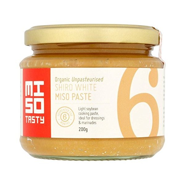 Miso Tasty Organic Shiro White Miso Cooking Paste - 200g (0.44lbs)