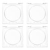 Beavorty 4pcs Blush Box Eyeshadow Box Travel Makeup Palette Lip Balm Containers Magnetic Eyeshadow Empty Eyeshadow Pans Empty Eyeshadow Palette Female Ultra Thin Square Tray