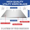 DIYSELF Utility Knife Blades 100 Pack, Box Cutter Blades Refills with Dispenser, Razor Blades Utility Knife Replacement Blades, Utility Blades for Box Cutter, Razor Knife Blades, Box Knife Blades