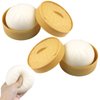 2 Pcs Dumpling Squishy Dumpling Stress Ball Squeezing Adult Stress Relief Toy White Steamed Stuffed Bun for Birthday Gifts, Partied, Etc.