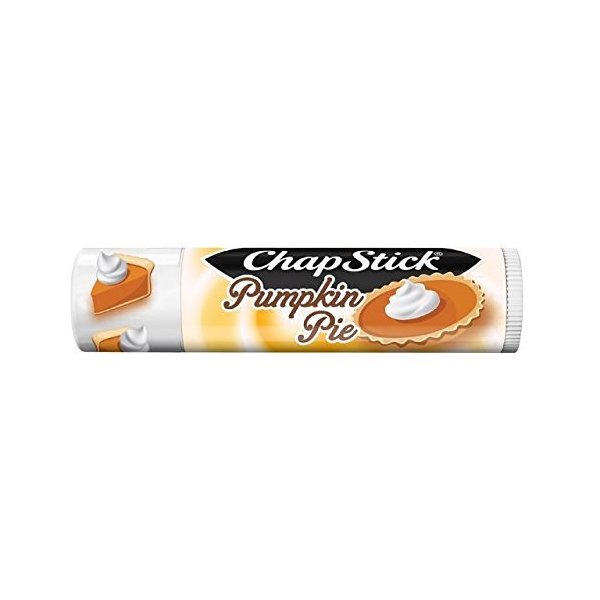ChapStick (1) Stick Pumpkin Pie Flavored Lip Balm/Protector - Halloween/Fall Edition Net Wt. 0.15 oz