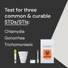 Simple HealthKit At-Home Common STD Test Kit for Chlamydia, Gonorrhea & Trichomoniasis - Tests for 3 Most Common STDs - STD Test Kit - Free Follow-Up Care & Fast Lab Results