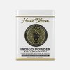 Hair Bloom Natural Jet Black Hair Color- Indigo Powder w/Mixed Himalayan Herbs Hair Color Powder- 12 individual sachets (10 gm each)- Reusable Brush & Tray Included- Shiny & Smooth by Pride of India