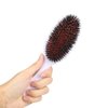 GlamorDove Nylon Teeth Boar Bristle Hair Extension Brush Cushion Hair Brush for Women Styling Smoothing Detangling