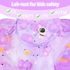 Jelly Cube Clear Slime Pack, Crunchy and Non Sticky Crystal Slime, Purple Astronaut Glossy Sludge Toy, Perfect Birthday Easter and Christams Gifts, Goodie Bag Stuffers, Kids Party Favors