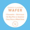 Replesta 50,000 IU Vitamin D3 Cholecalciferol, for Vitamin D Deficiency, Once-Weekly Chewable Wafer, Non-GMO, Natural Orange Flavor, 4 Count (Pack of 1)