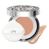 2aN Gleaming Tension Cushion Foundation Pact 0.45 oz | Korean Cushion Foundation Makeup with Ceramide & Centella Asiatica | Lightweight and Long-Lasting K Beauty Makeup (#25 Sand Beige, 0.45 oz)