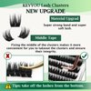 Lash Clusters,96 Pcs Cluster Lashes D Curl 16mm DIY Lash Extensions Eyelash Clusters,KEYYOU Volume Wispy Individual Lashes Soft&Comfortable Easy DIY at Home(Y10,D-16mm)