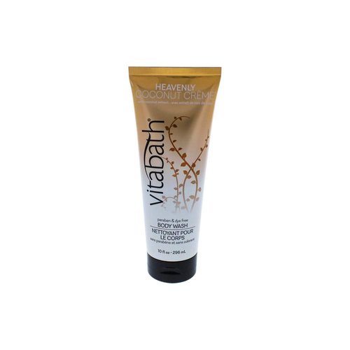 Heavenly Coconut Creme Body Wash by Vitabath for Unisex - 10 oz Body Wash