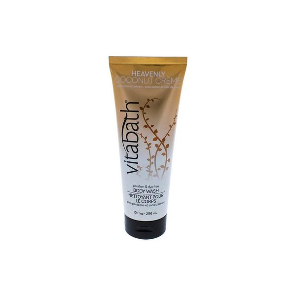 Heavenly Coconut Creme Body Wash by Vitabath for Unisex - 10 oz Body Wash