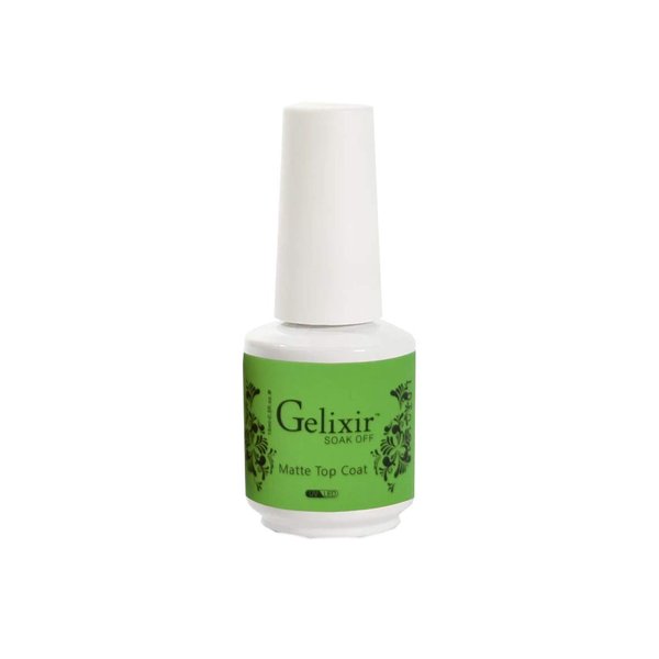 Gelixir - Soak Off Gel Polish - 0.5 Ounce - Matte Top Coat