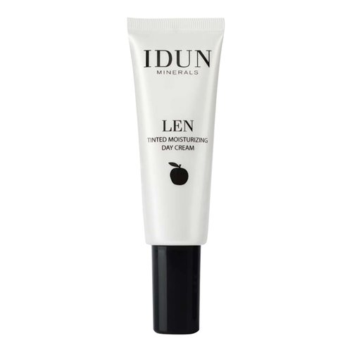 Idun Minerals - Len Tinted Day Cream - Infused With Vitamin E And C - Gentle On The Skin - Ideal For Sensitive And Dry Skin - Contains Nourishing And Moisturizing Oils - Medium - 1.76 Oz