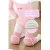 MINILUJIA 2PCS/Pair Kids Knee Brace Pad Non-slip Sponge Sleeves Breathable Flexible Elastic Children Knee Support Protector Cover (xs,pink)