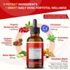 NURAFUSE Organic Berberine, Ceylon Cinnamon, Bitter Melon, Turmeric, Gymnema Liquid Drops – 1500mg per Serving, Ultra Potent – 2 FL OZ (60ml)
