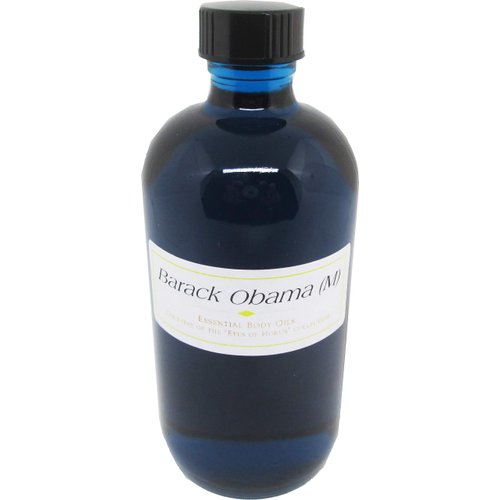 TCEShop Barack Obama For Men Scented Body Oil Fragrance [Regular Cap - Blue - 8 oz.] - ID#3792