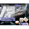 PLATINUMEDGE Car Headlight Restoration Kit, 30 Piece Headlight Renewal Kit, 3-inch Car Headlights Polishing Sanding Discs Kit, Headlights Lens Restorer, Renewer, 3-inch Buffing Polish Pads