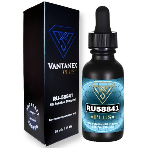 Vantanex RU58841 Plus 5% with Biotin, B-Complex, CoQ10 Hair Serum 30mL