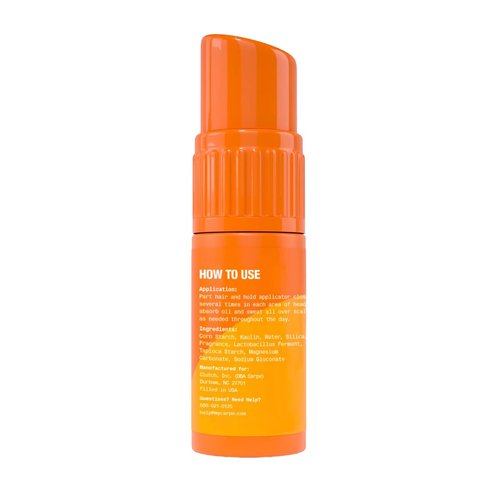 Carpe Sweat Absorbing Scalp Powder - A Residue Free, Non Aerosol Dry Shampoo for Women & Men - Oily Hair Treatment - Use Between Washes - Dry Shampoo For Dark Hair and All Other Hair Colors