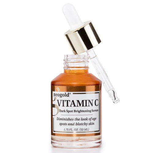Neogold Brightening Vitamin C Face Serum Anti Aging Eye Serum | Fragrance Free Potent Vitamin C Face Moisturizer Facial Serum For Women, Acne, Dark Spot Treatment, Wrinkles, Uneven Skin Tone, 2 Fl Oz