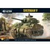 Warlord Bolt Action Sherman V Tank 1:56 Tabletop Miniatures - Plastic Paintable Miniature WWII Soldiers Set, Unpainted Table Top 28mm Military Minifigures for Adults - Gaming Figurines Pack
