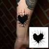 INKARTLINK semi-permanent temporary tattoos, dark style, suitable for cool boys and girls, gifts for girls, waterproof and non-reflective, exquisite packaging, unique design (Heart of darkness)