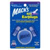 Mack's AquaBlock Swimming Earplugs - Comfortable, Waterproof, Reusable Silicone Ear Plugs for Swimming, Snorkeling, Showering, Surfing and Bathing (Clear)
